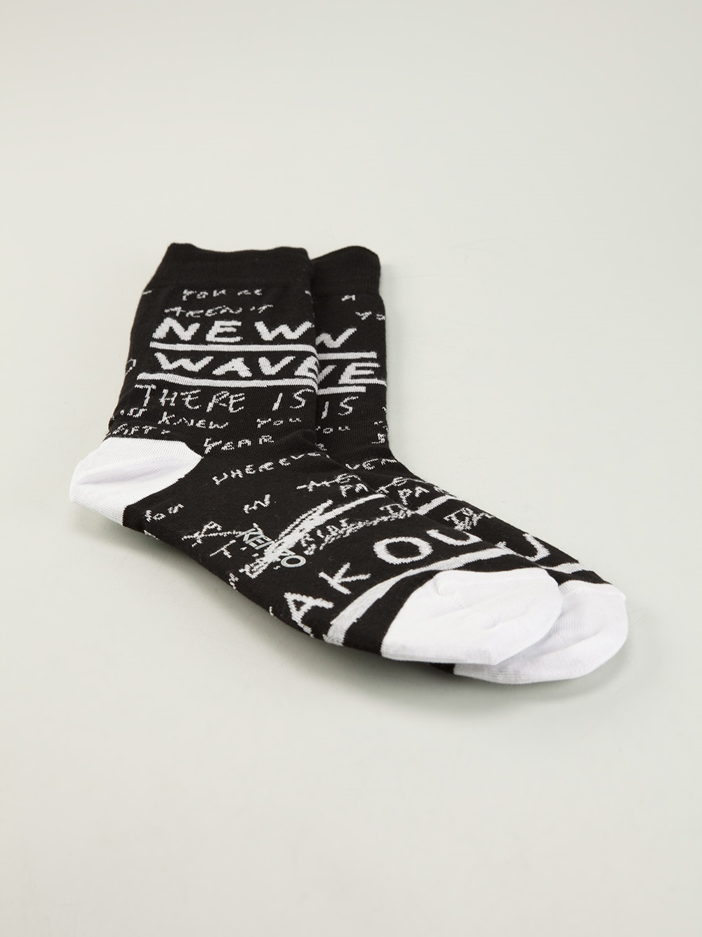 Kenzo Word Socks in Black for Men | Lyst