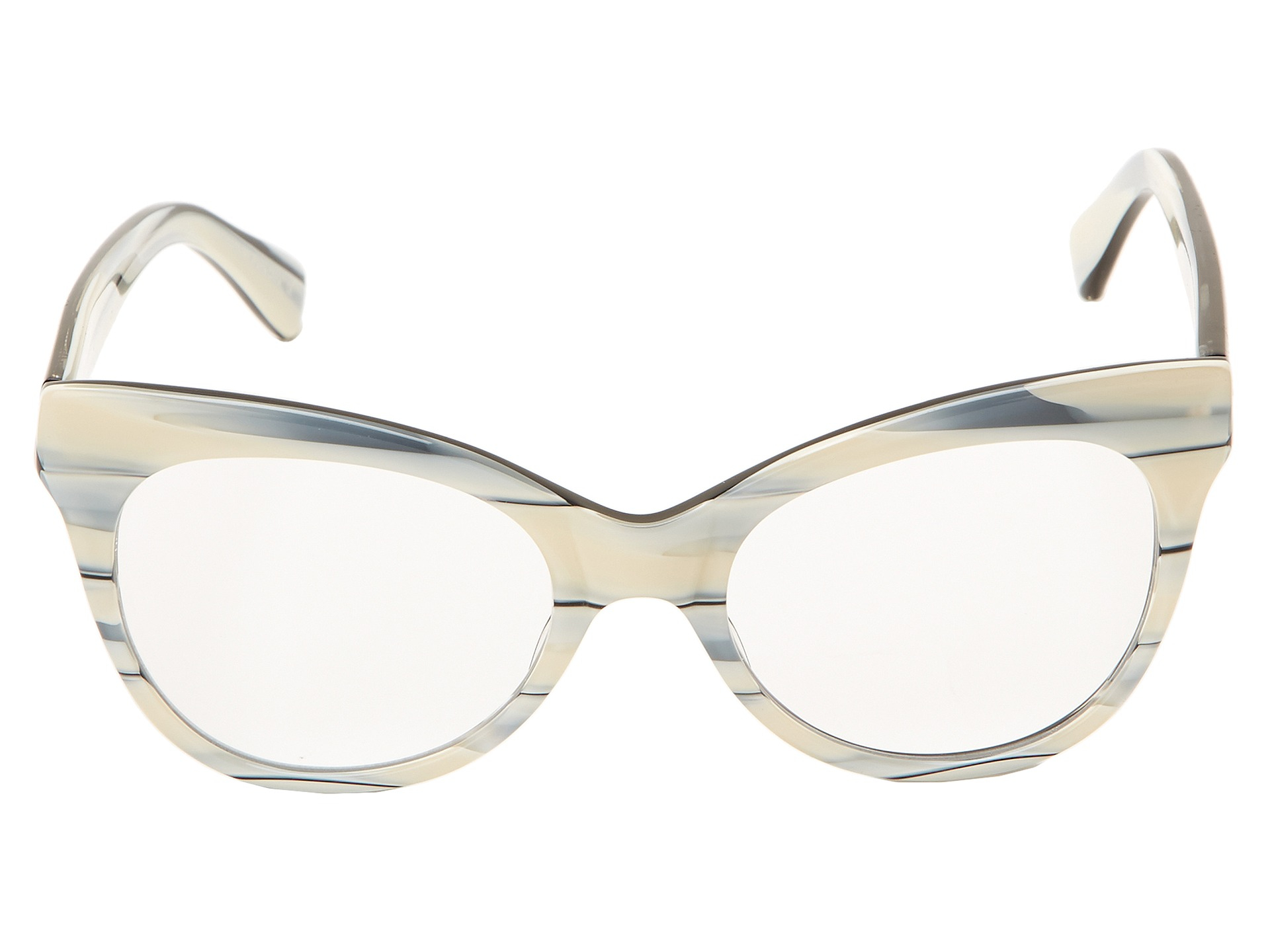 Lyst Kamalikulture Square Cat Eye Glasses In Natural 