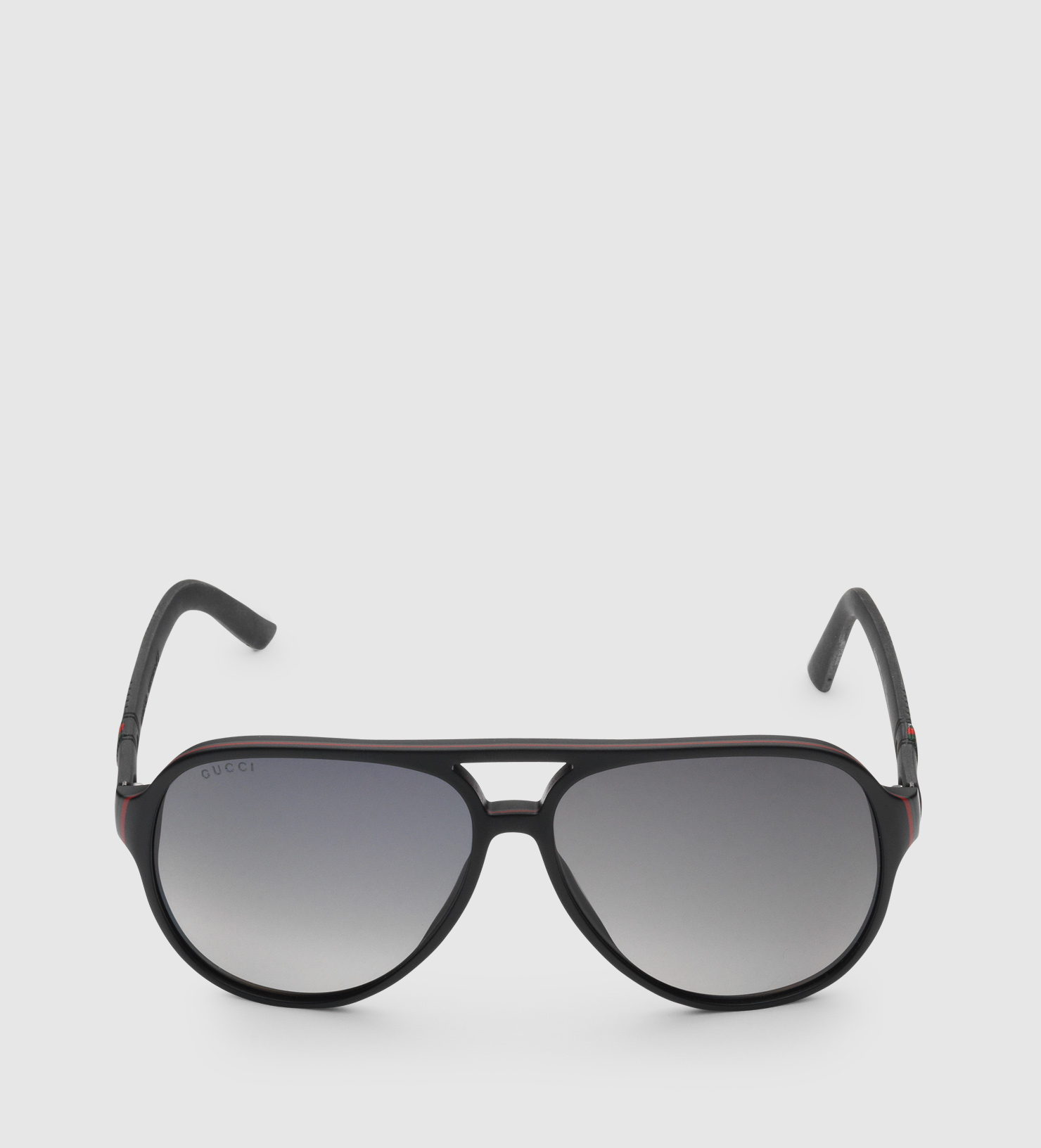 Lyst Gucci Aviator Three Layer Acetate Sunglasses In Black For Men 