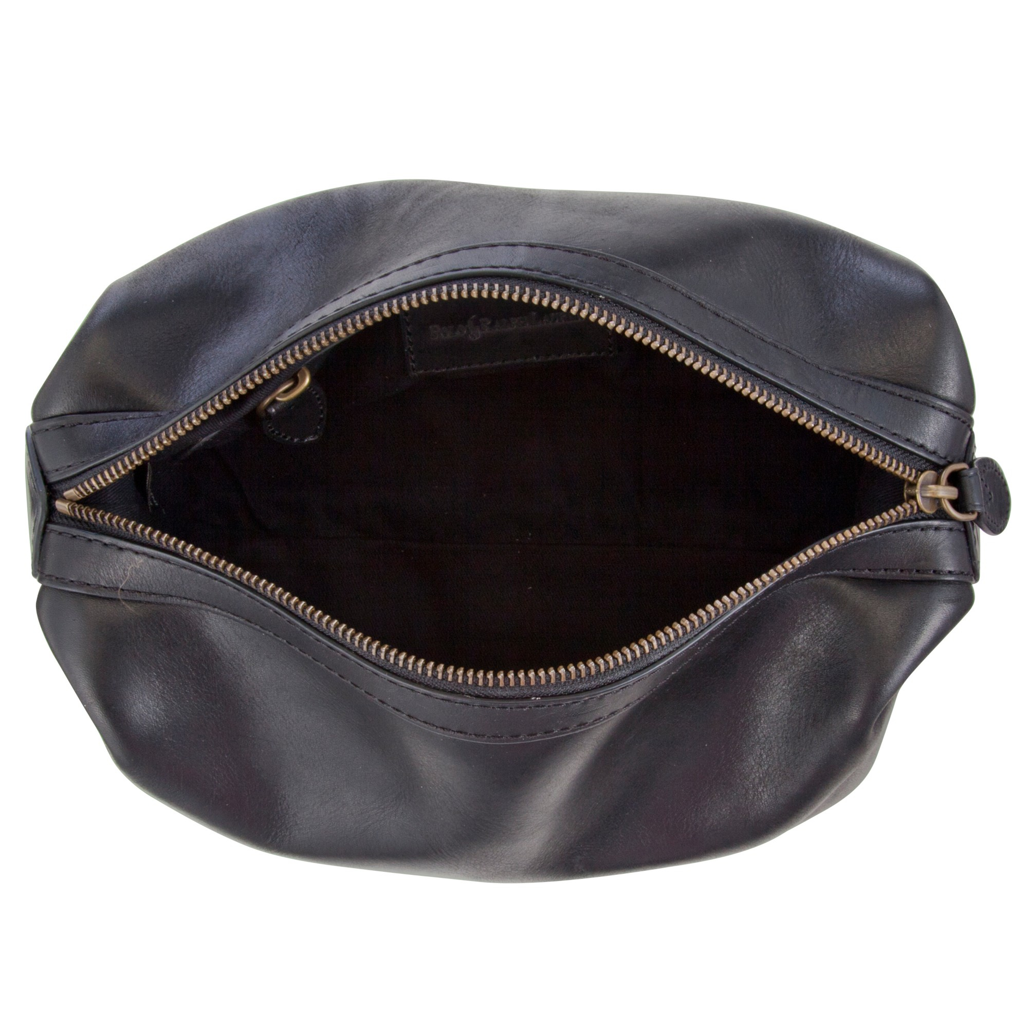 Lyst Polo Ralph Leather Wash Bag In Black For lyst polo ralph leather wash bag in black for