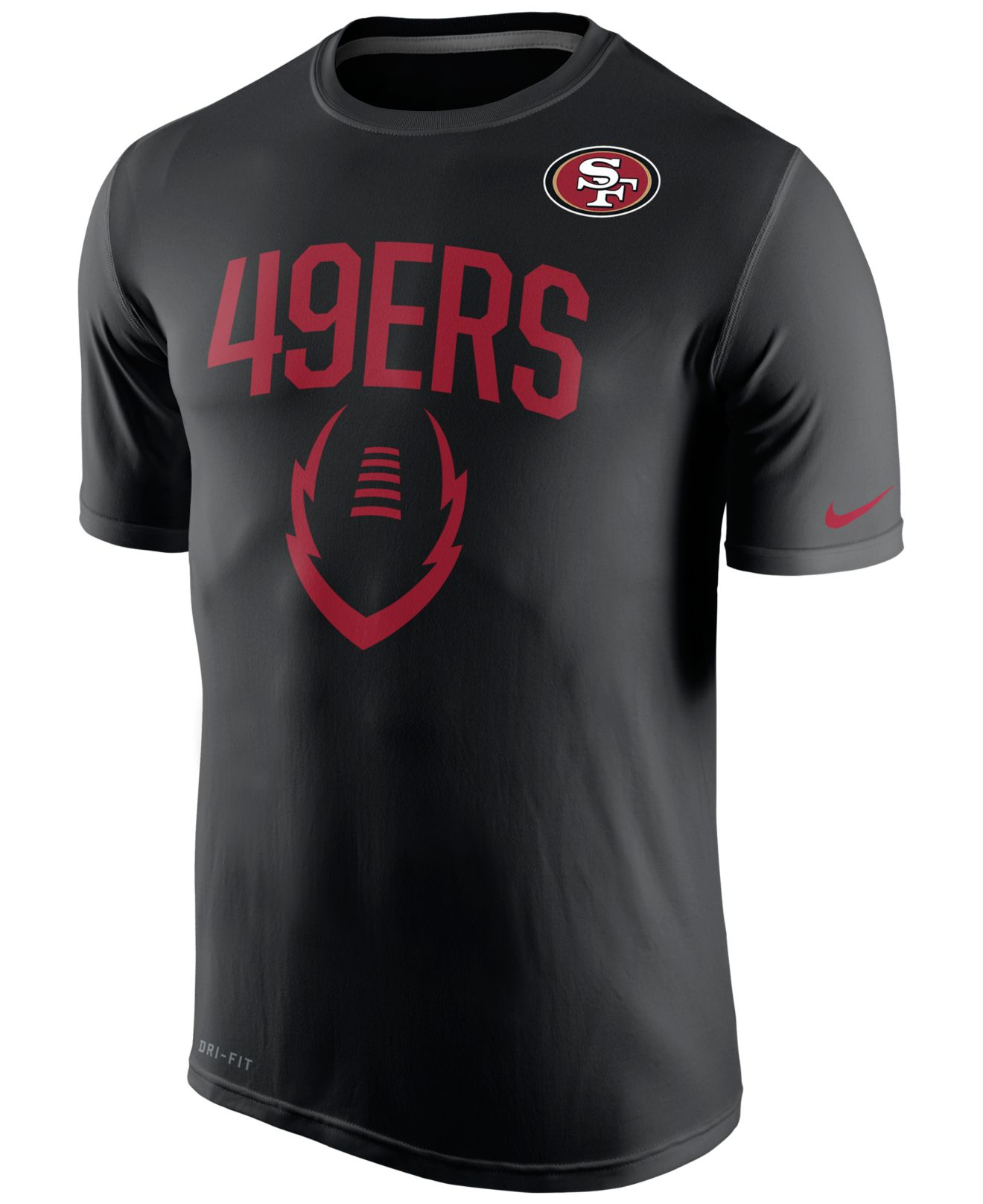 Lyst - Nike Men's San Francisco 49ers Legend Icon T-shirt in Black for Men