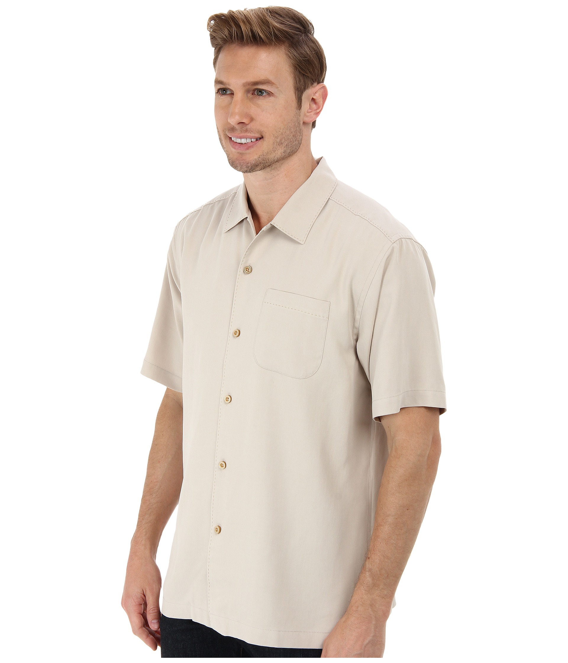 tommy bahama twill shirt