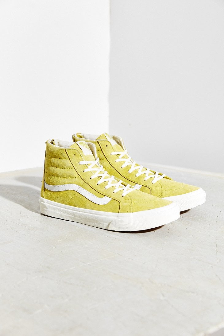 vans sk8 hi slim yellow