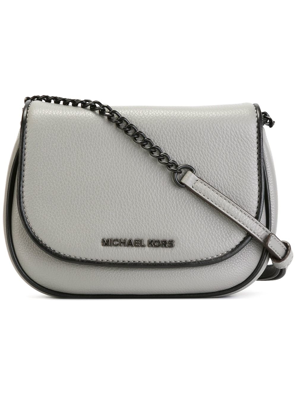Lyst Michael Kors Bedford Crossbody Bag In Gray Gallery