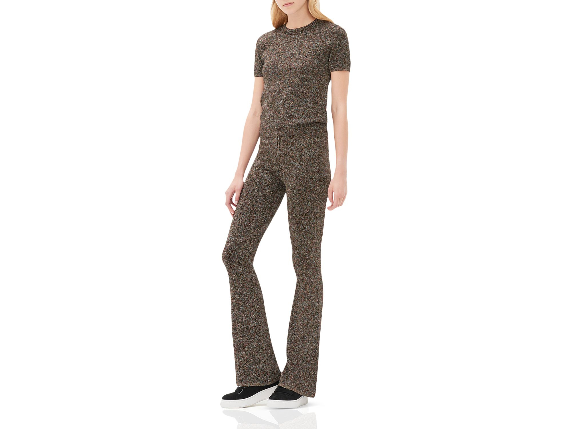 sandro gold pants