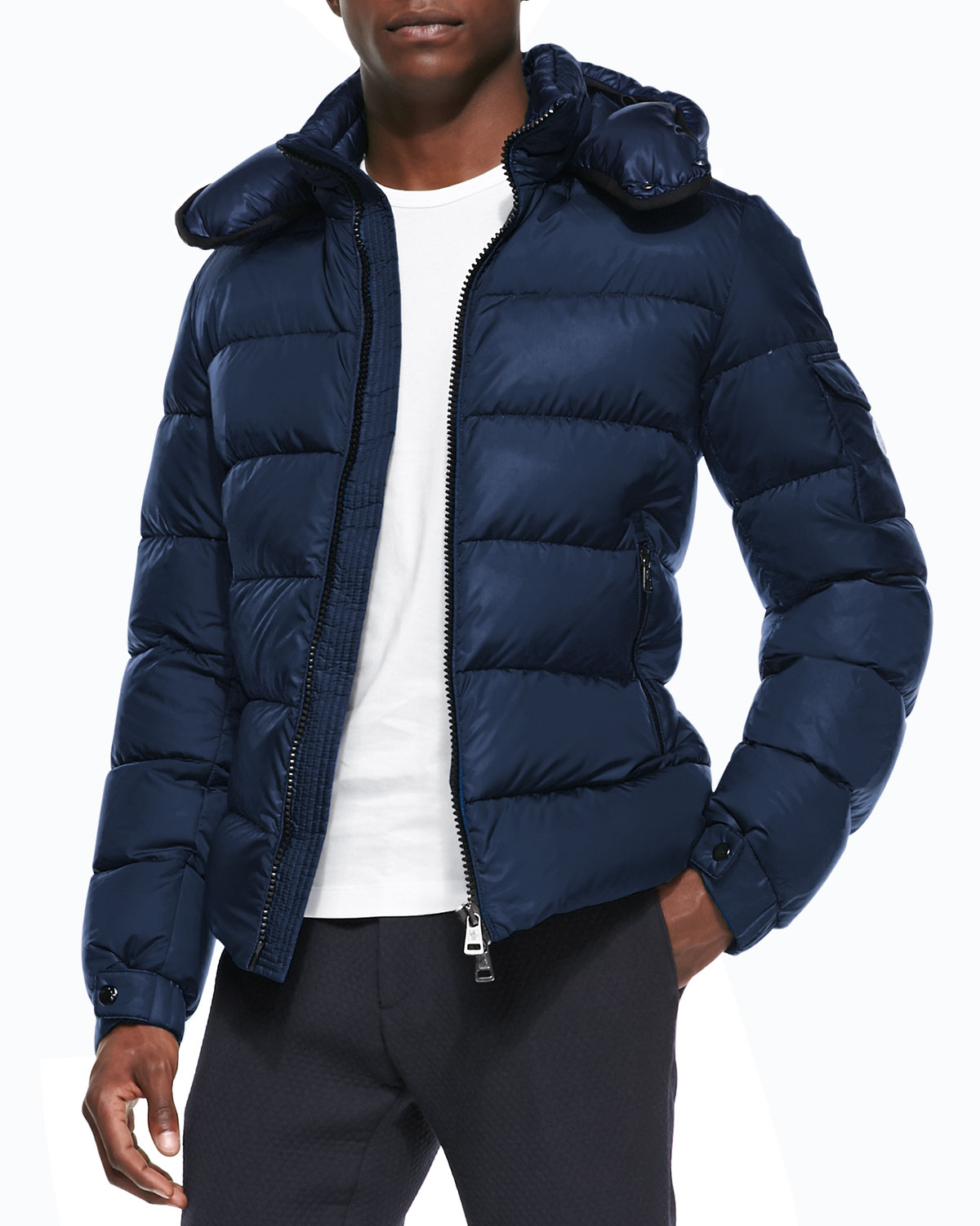 moncler himalaya hooded down jacket black moncler himalaya hooded down jacket black