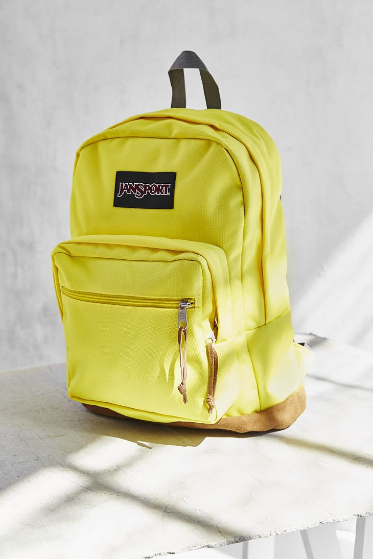 Jansport Right Pack Backpack in Yellow Lyst