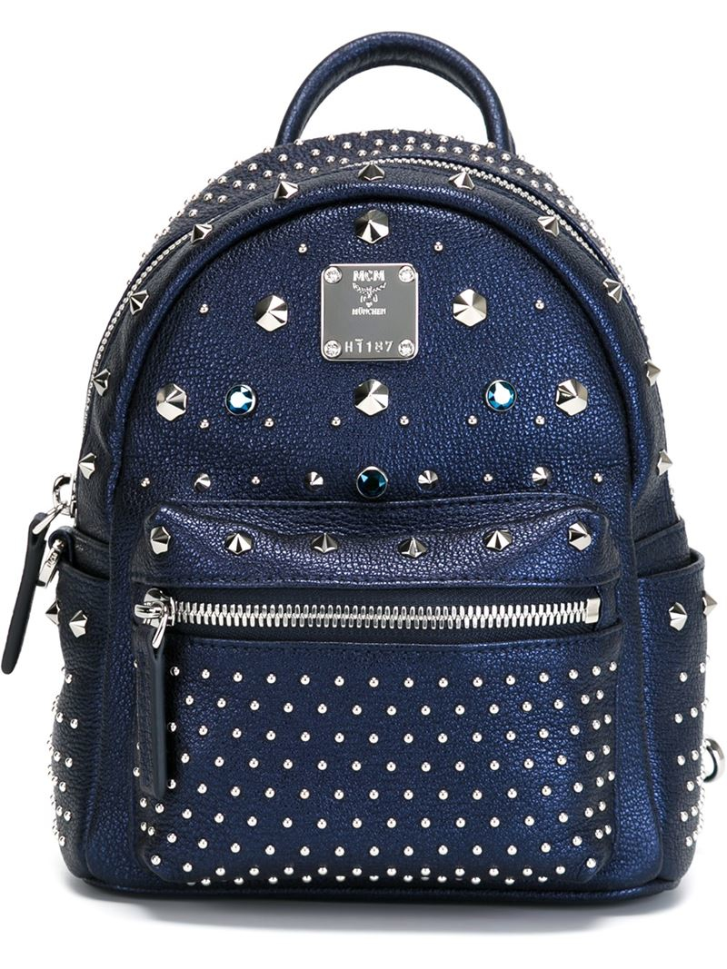 Lyst - Mcm X-Mini &#39;Bebe Boo&#39; Backpack in Blue