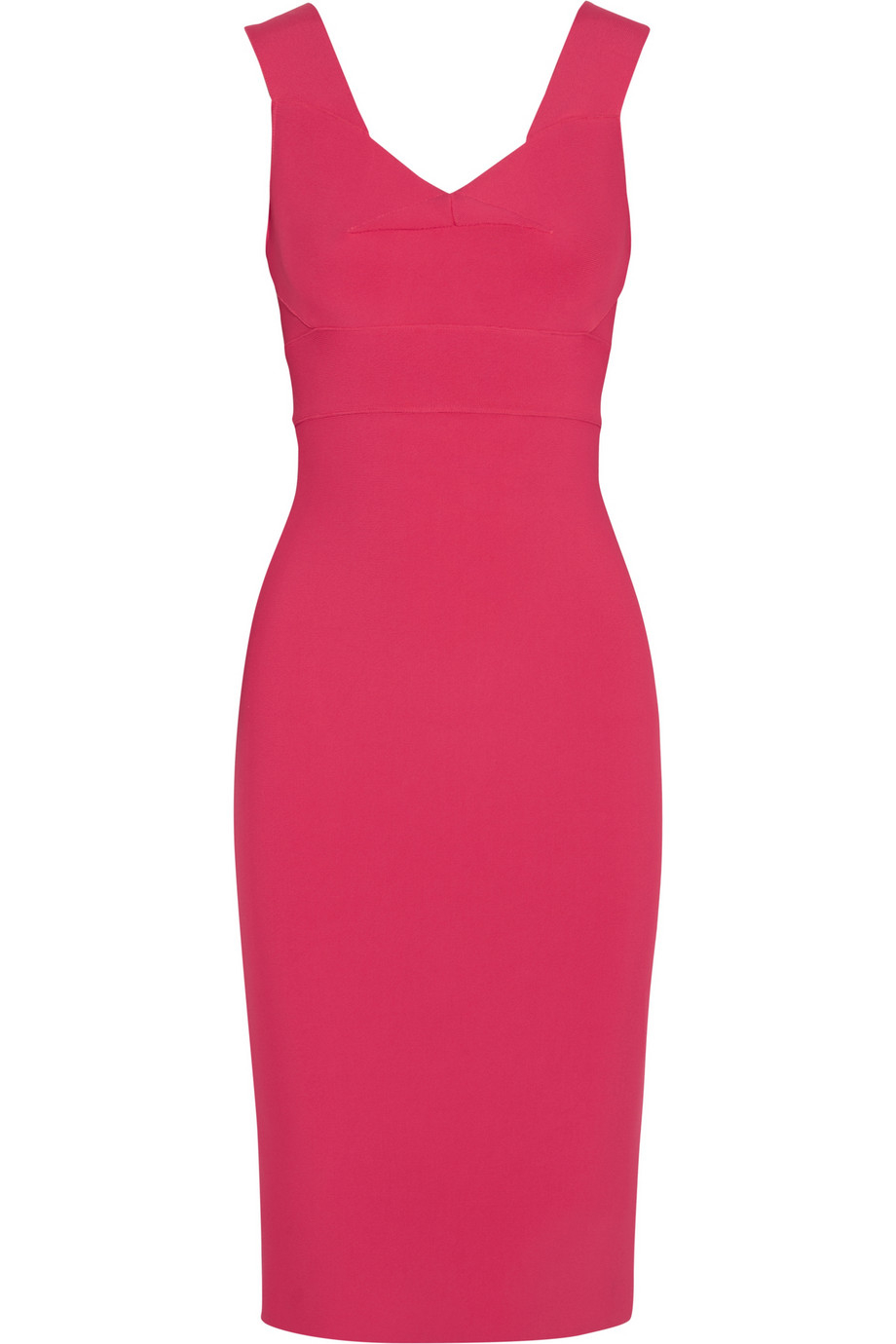 Roland Mouret Ermelo Stretchjersey Dress in Pink (Bright pink) | Lyst