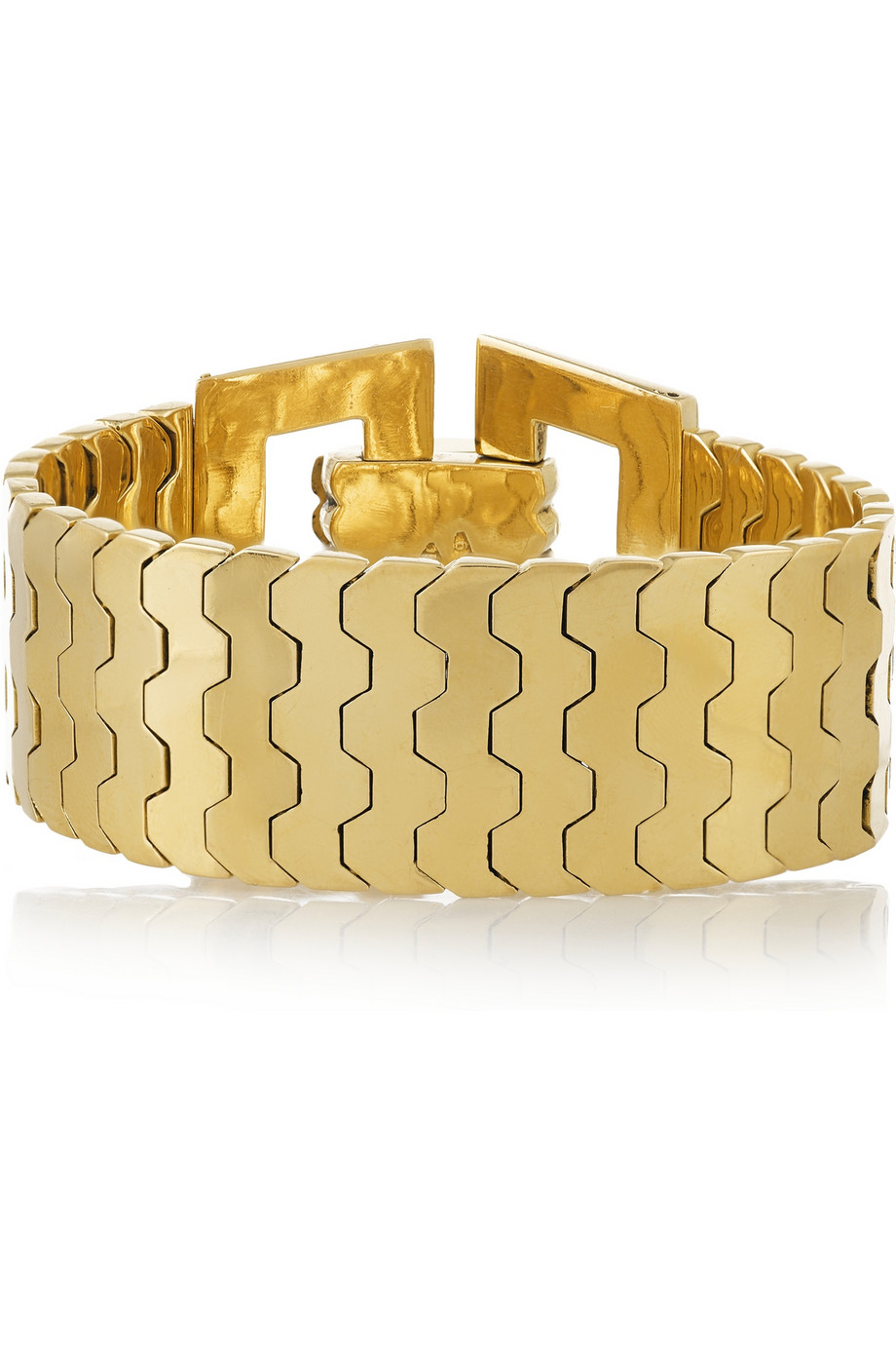 Lyst Olivia Collings 1940s 18 Karat Gold Bracelet In Metallic Gallery
