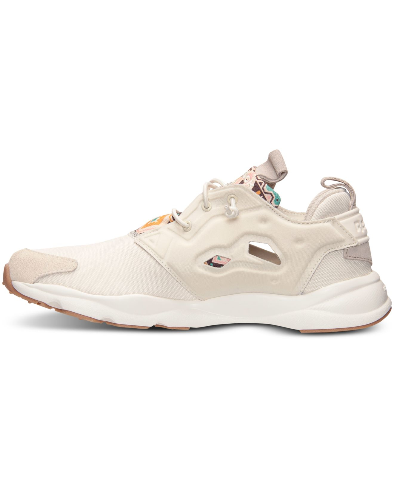 reebok cream trainers