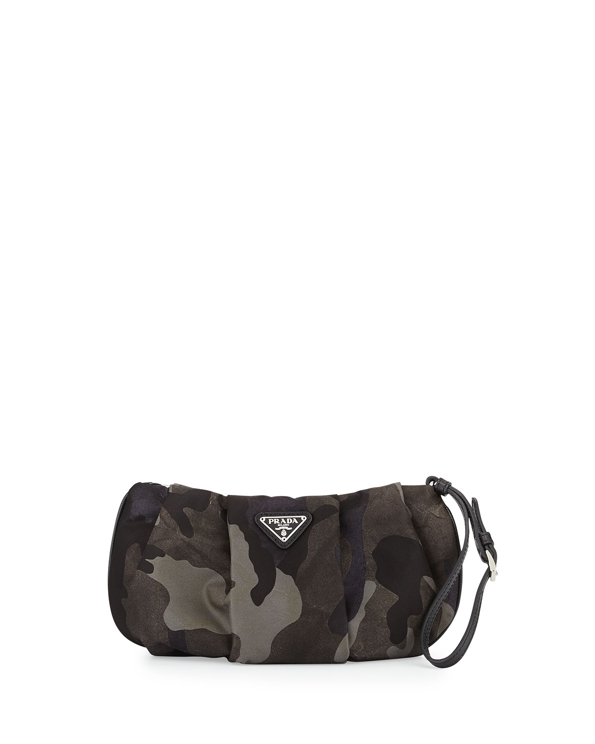 prada purse real - Prada Tessuto Camouflage Wristlet Bag in Gray (Gray Multi (Fumo ...