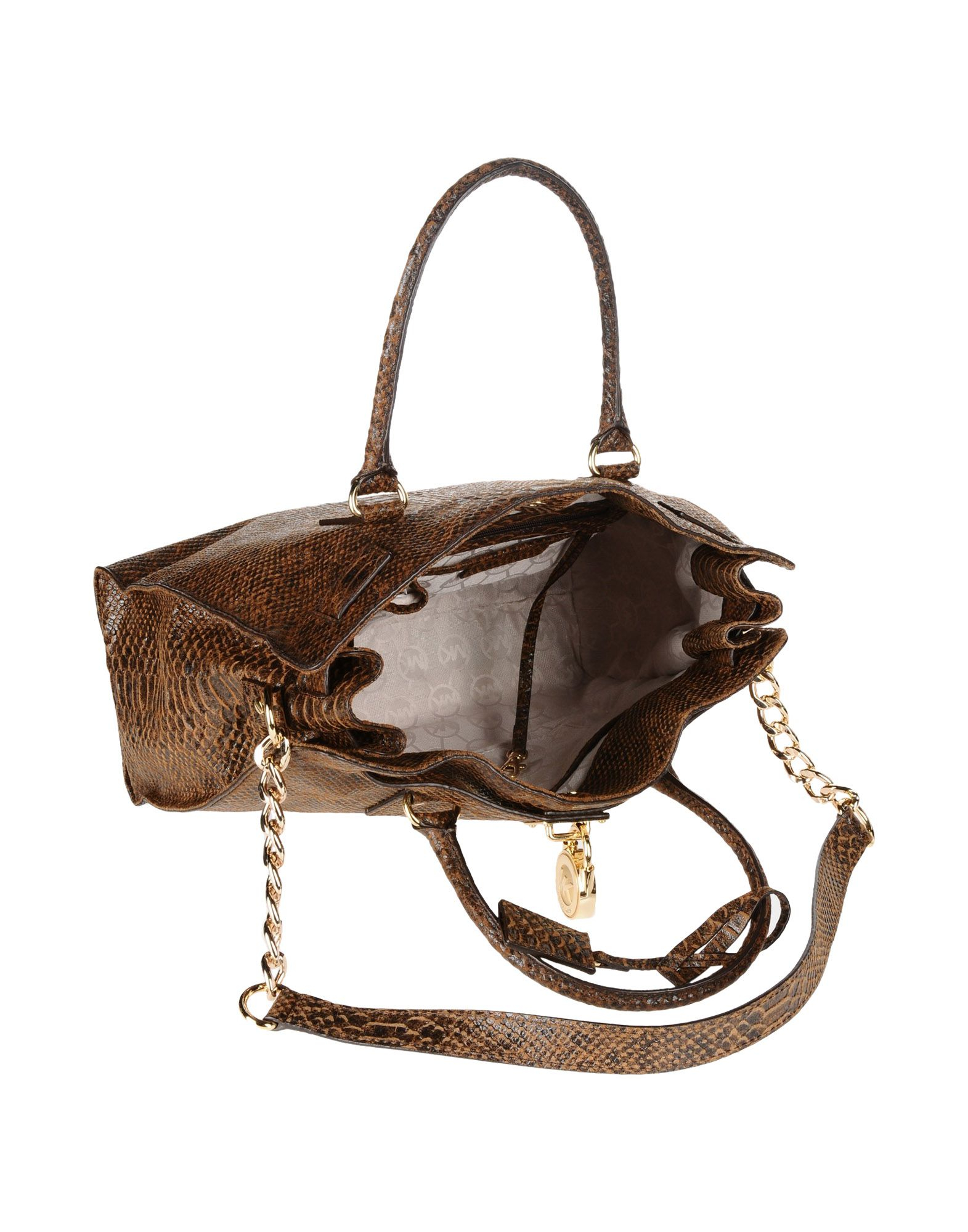 Michael michael kors Handbag in Brown (Dark brown) | Lyst