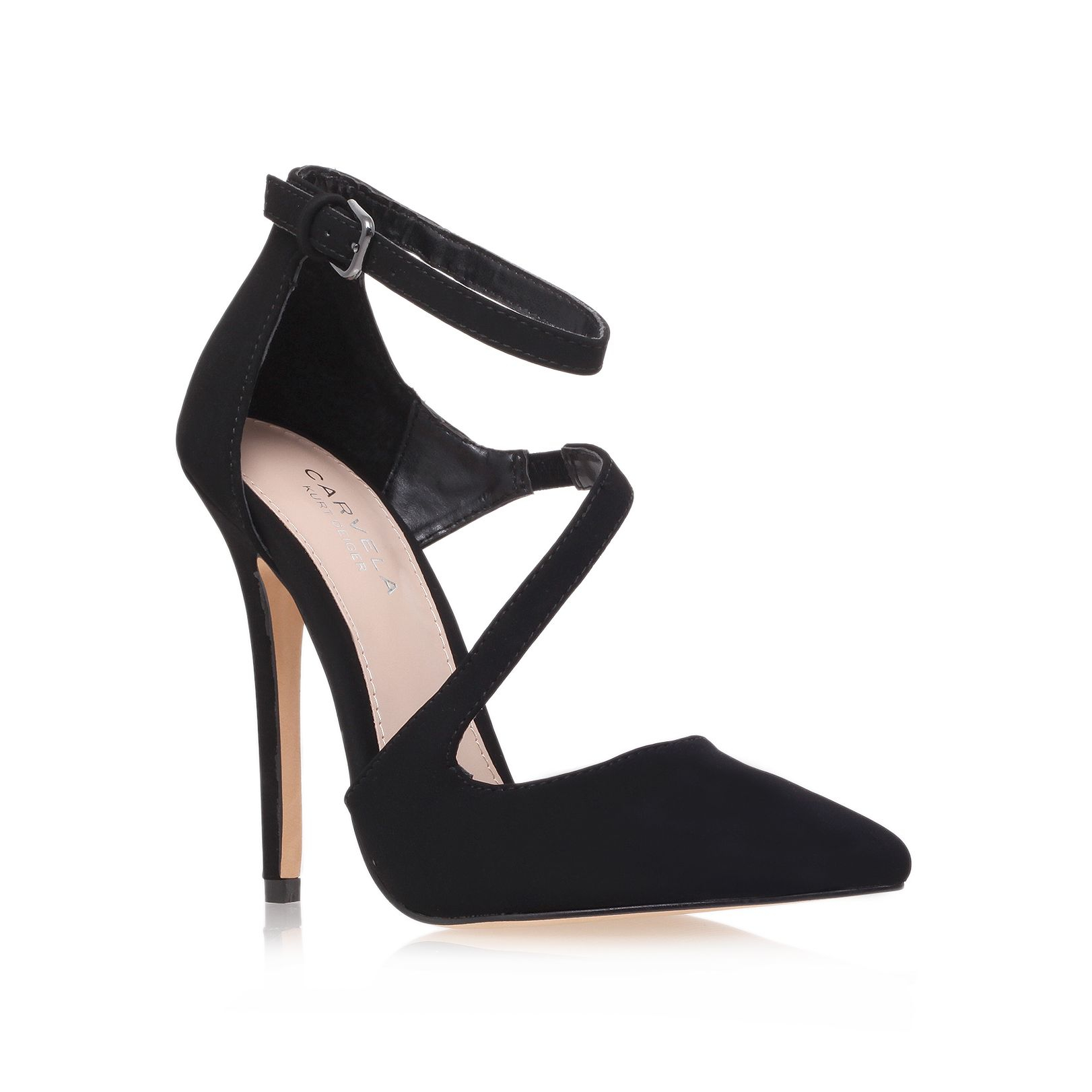 Carvela Kurt Geiger Attack High Heel Court Shoes In Black | Lyst