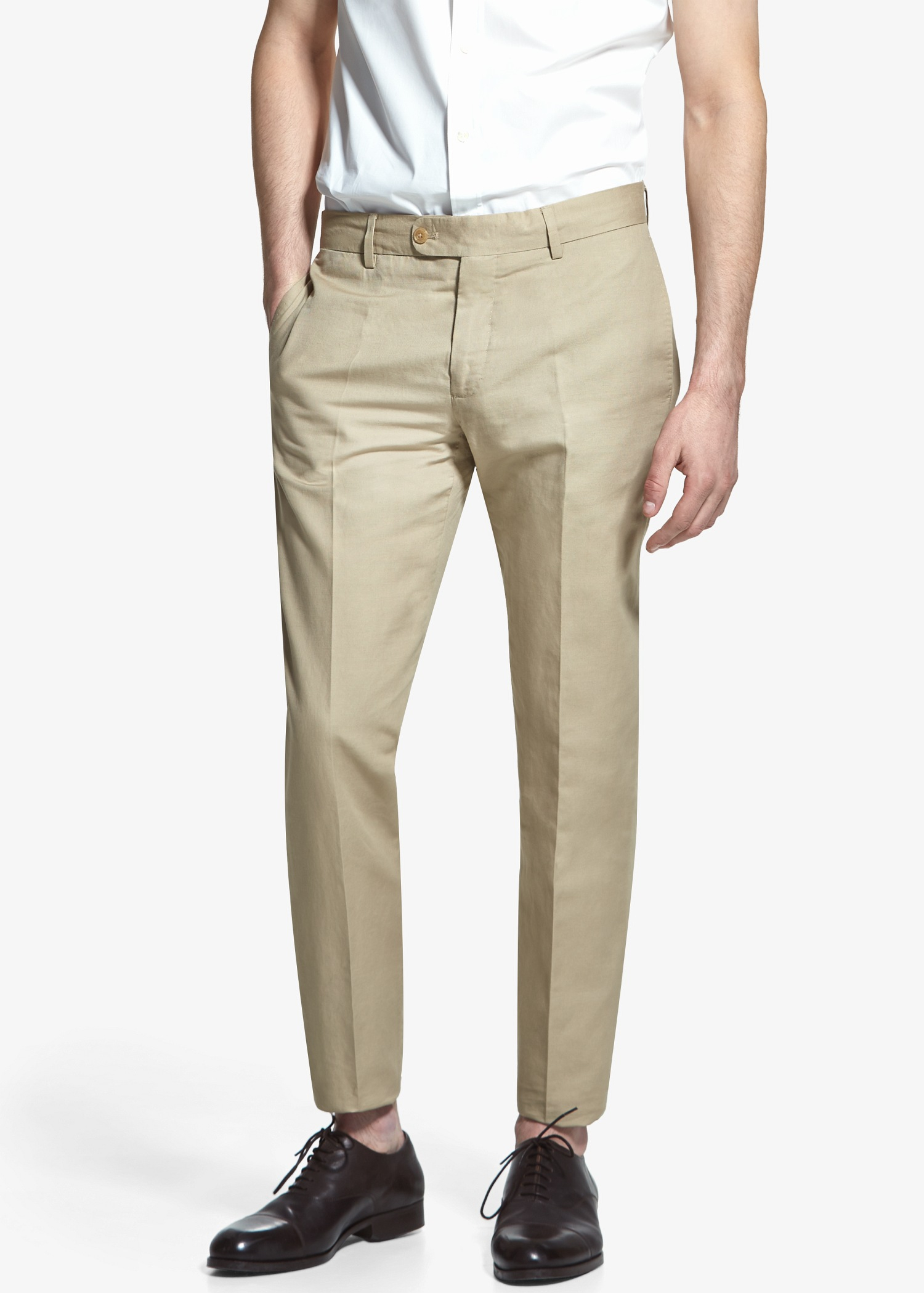 mango suit pants