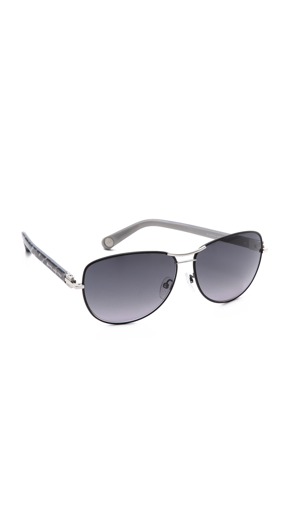Marc jacobs Aviator Sunglasses - Burgundy/Brown Gradient in Gray | Lyst