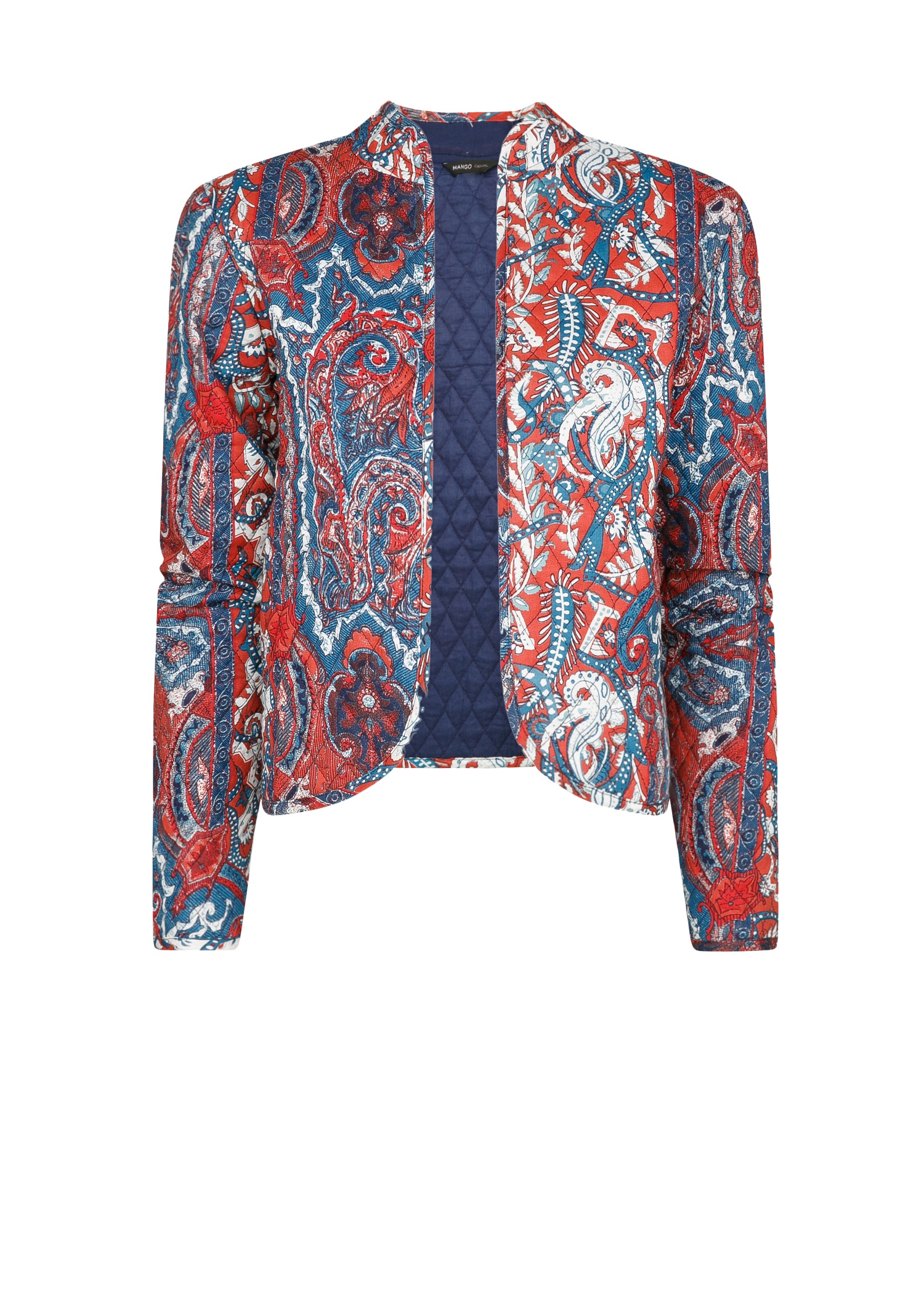 Lyst - Mango Paisley Quilted Jacket
