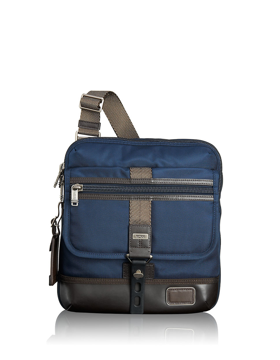 Tumi Alpha Bravo Annapolis Crossbody Bag in Blue for Men | Lyst