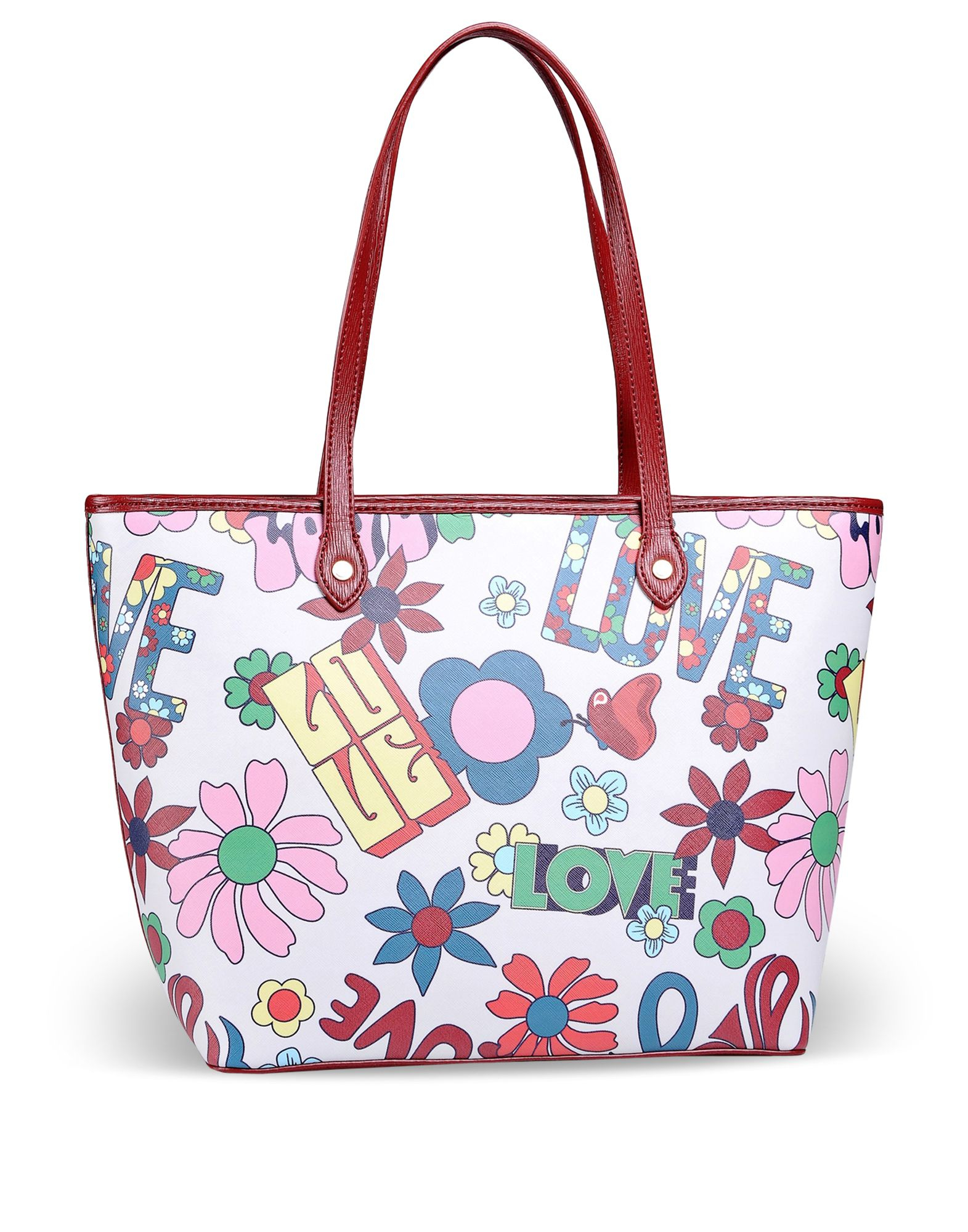 Love moschino Large Fabric Bag in White (Ivory) Lyst