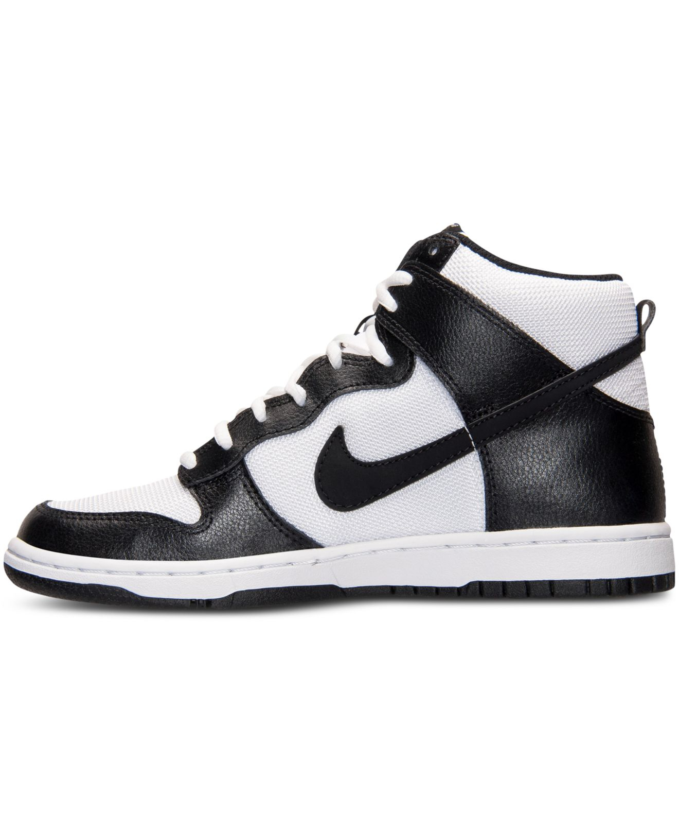 Nike Women'S Dunk High Skinny Casual Sneakers From Finish Line in White ...