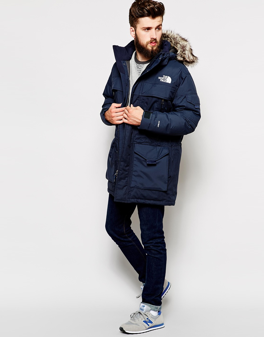 north face mcmurdo blue