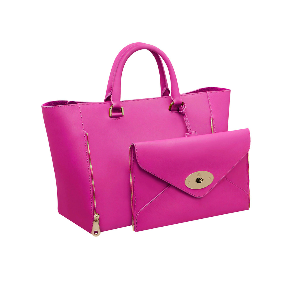 pink mulberry clutch