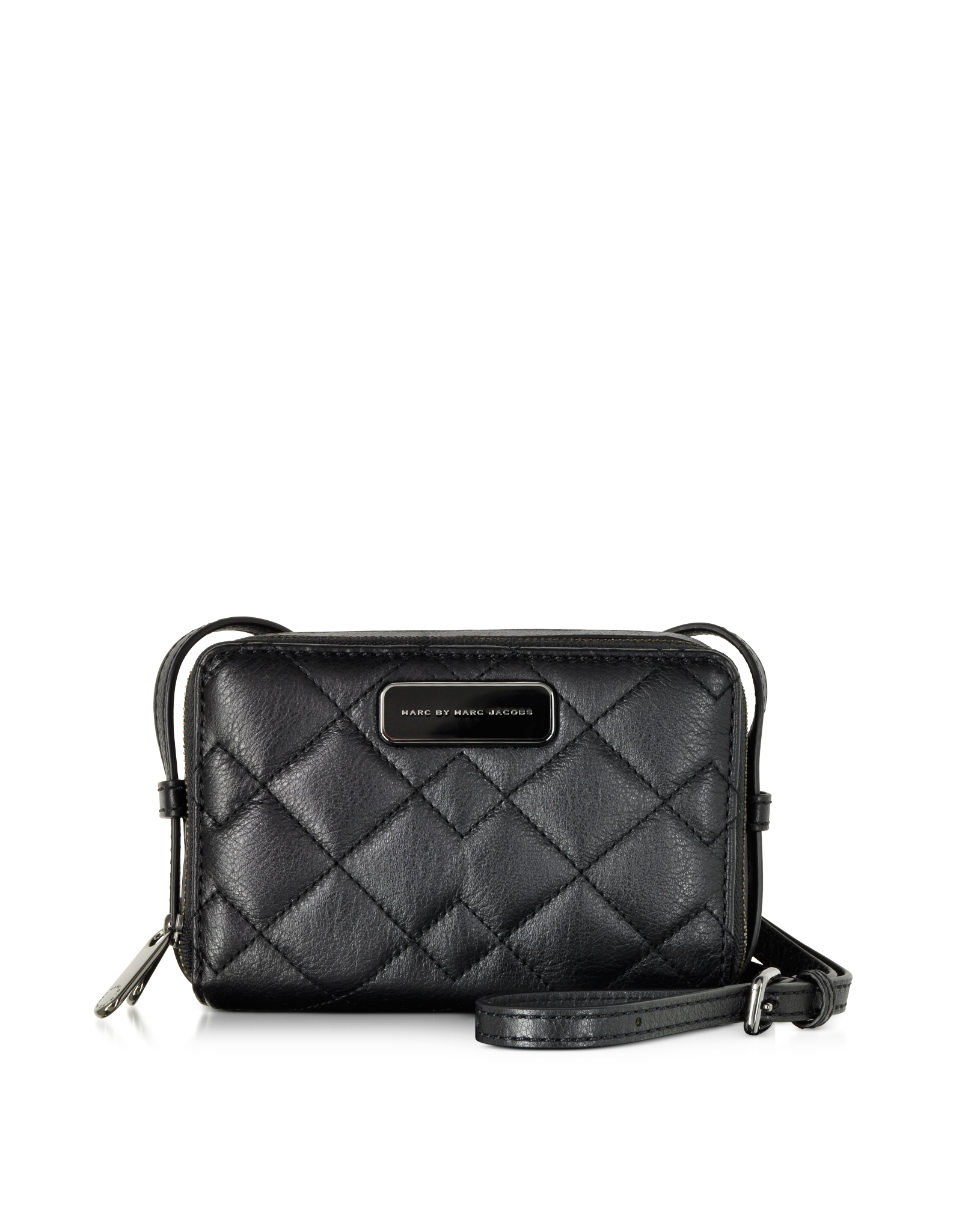 Marc by marc jacobs Sophisticato Black Quilted Leather Crossbody Bag in ...