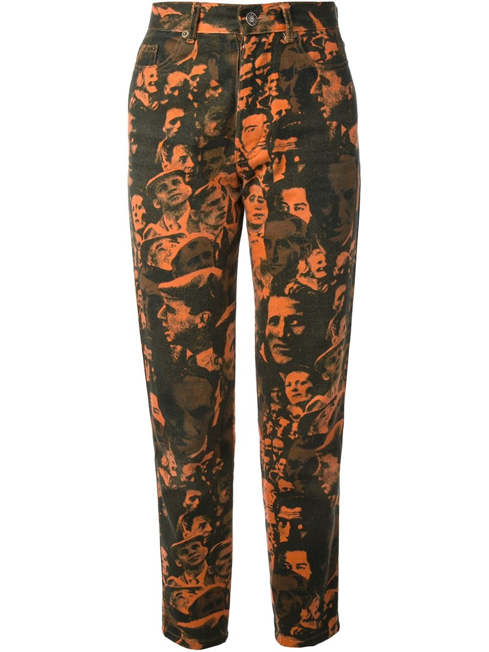 face print pants