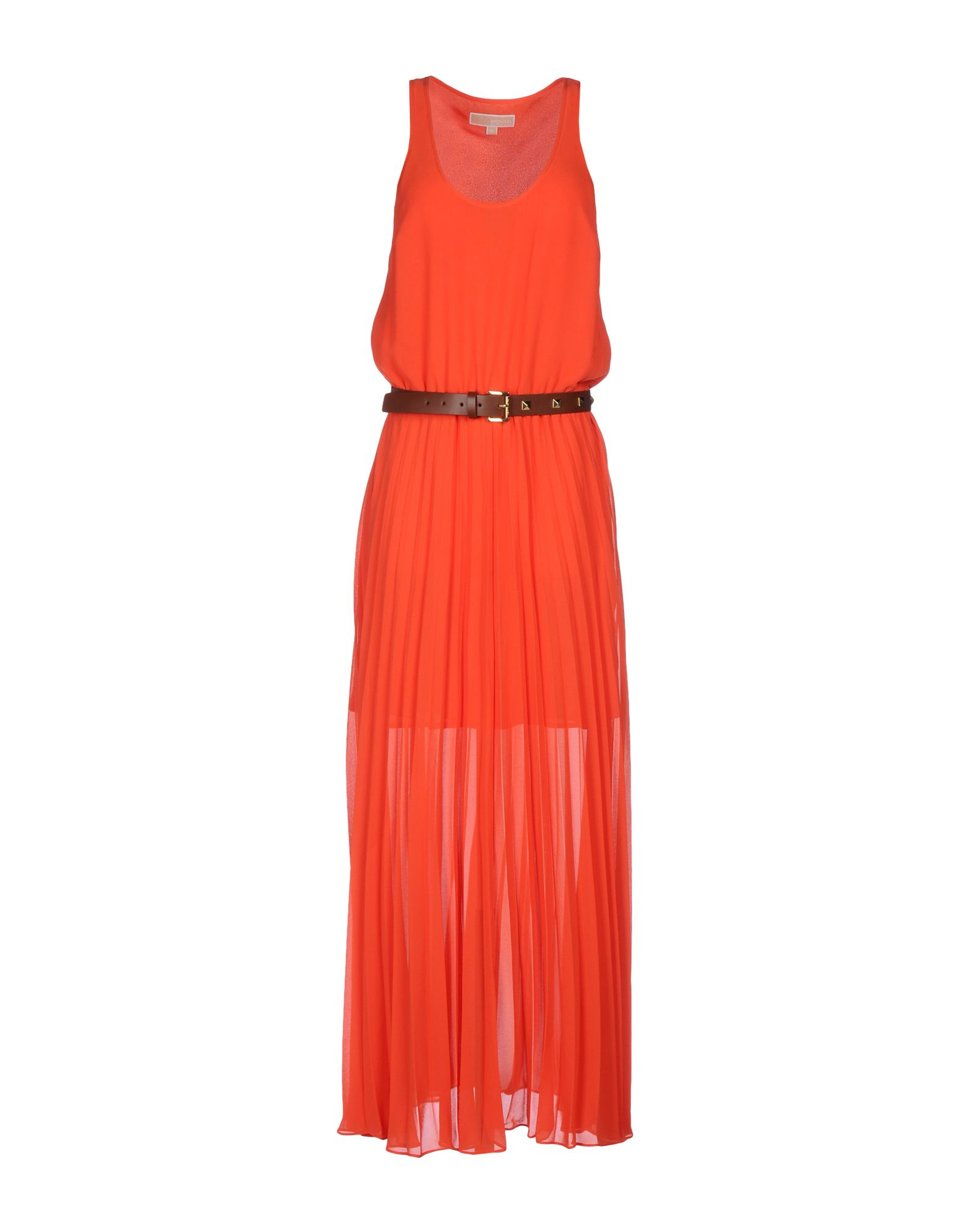 Michael Michael Kors Long Dress in Orange | Lyst