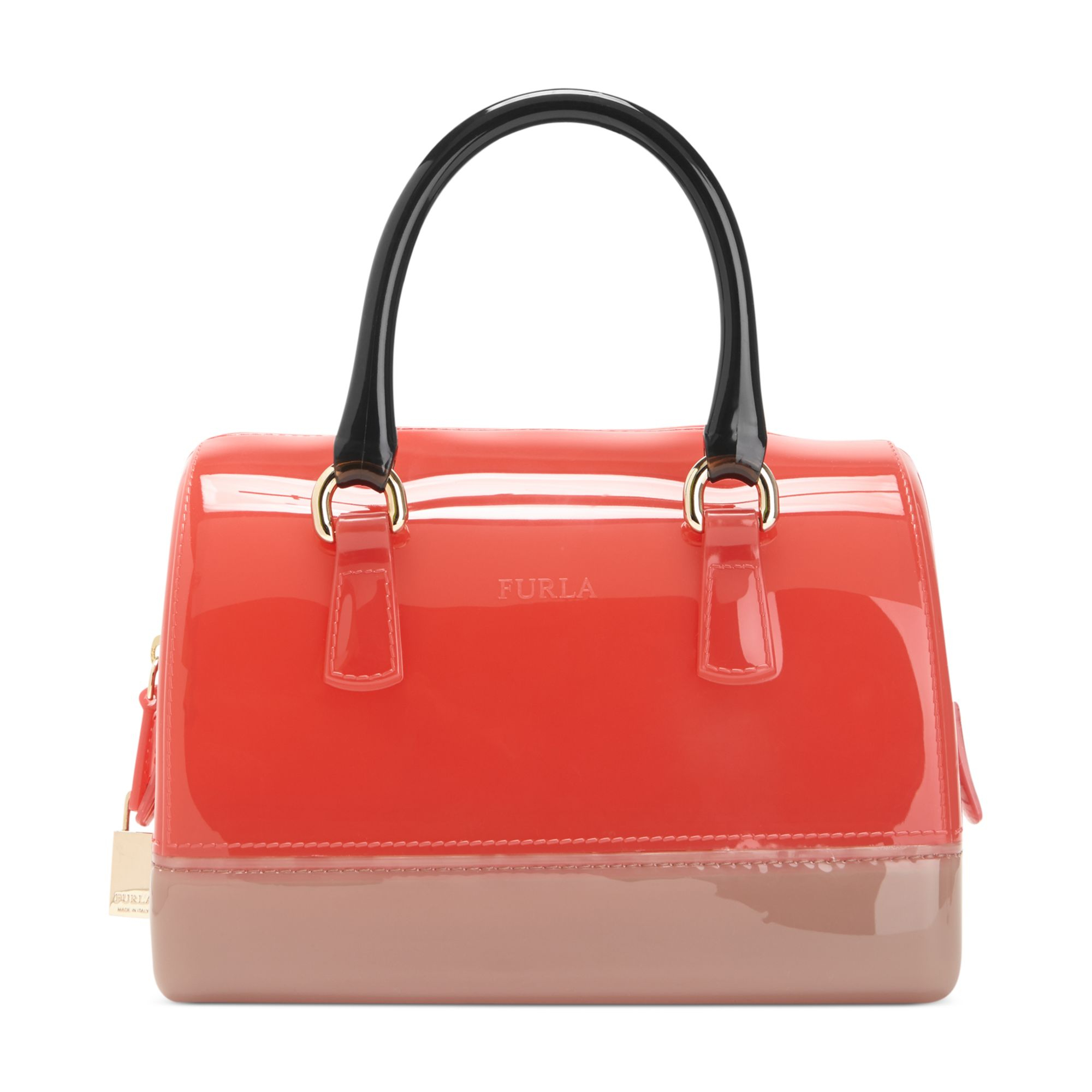 Furla Candy Cookie Mini Satchel in Red (Verve/Luna/Coffee) | Lyst