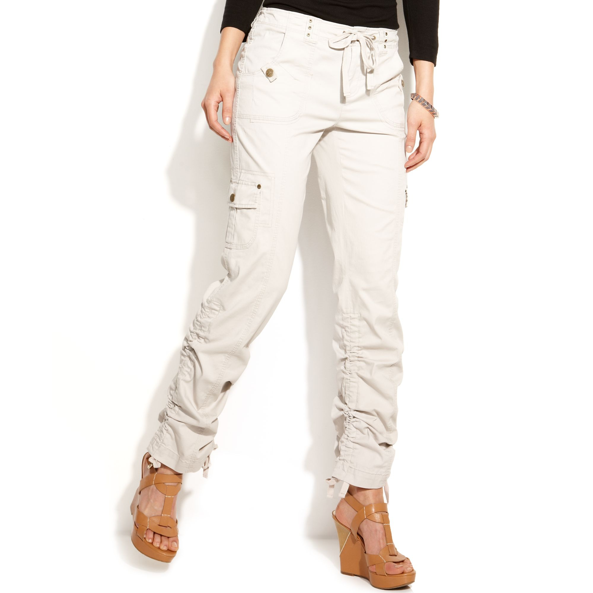 beige cargo pants