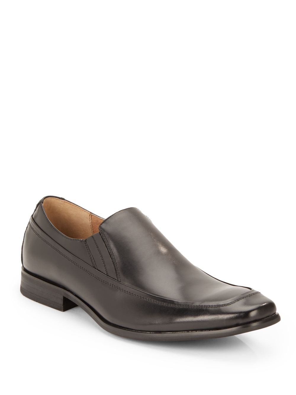 Vince Camuto Ricci Leather Loafers in Black for Men | Lyst