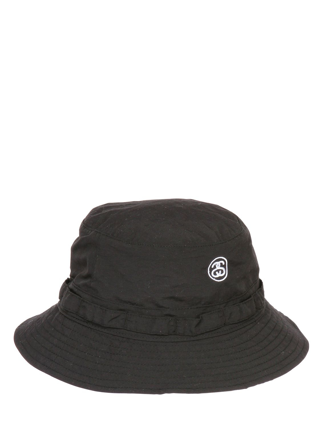 Stussy Packable Bucket Hat in Black | Lyst