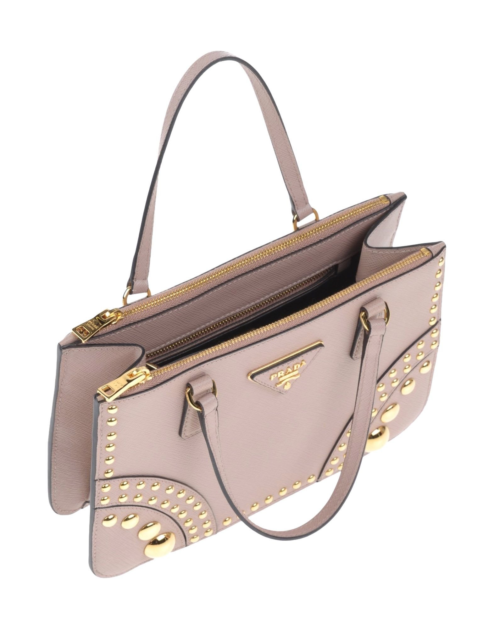 Prada Handbag In Gray (dove Grey) 