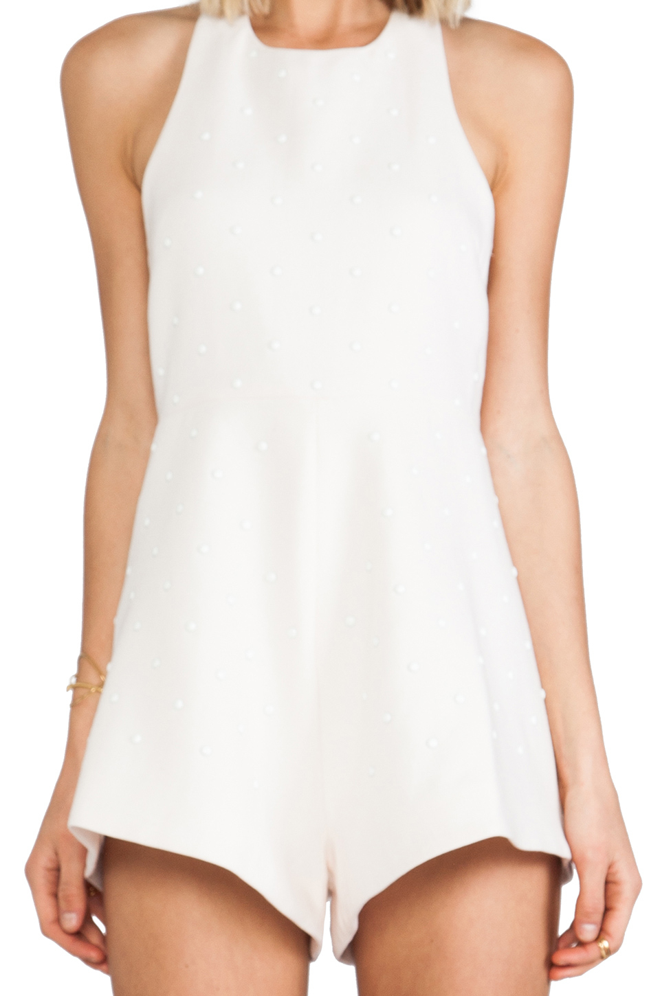 alice mccall gold playsuit