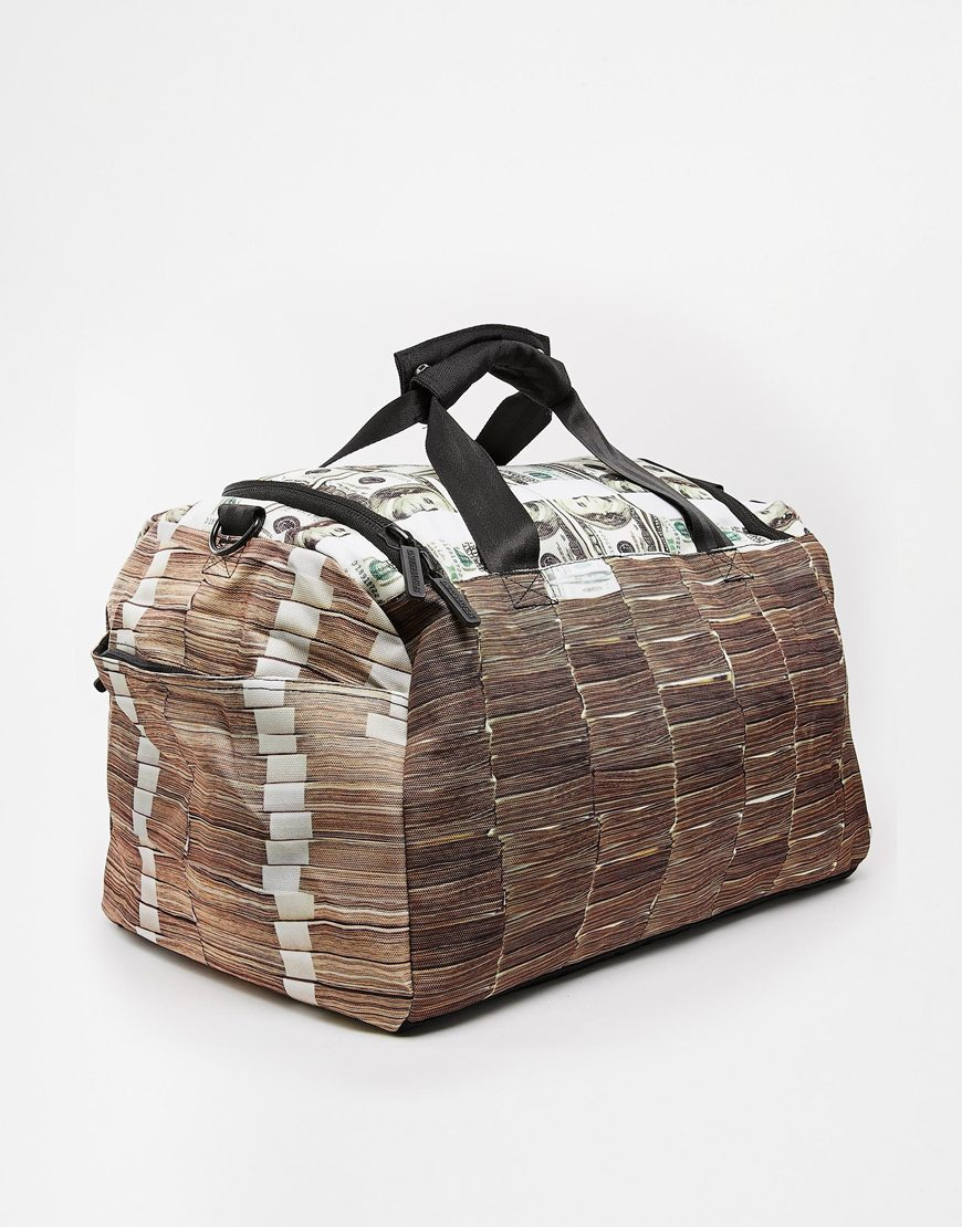 Sprayground Money Stacks Duffle Bag in Black for Men Lyst