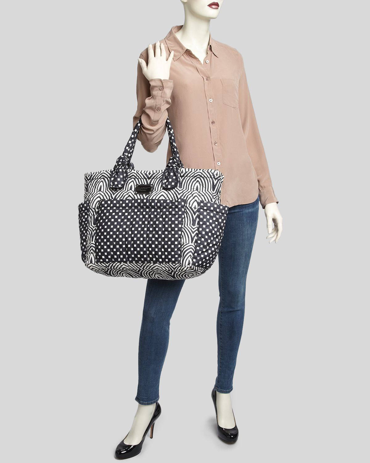 Lyst Marc By Marc Jacobs Diaper Bag Pretty Nylon Elizababy in Black