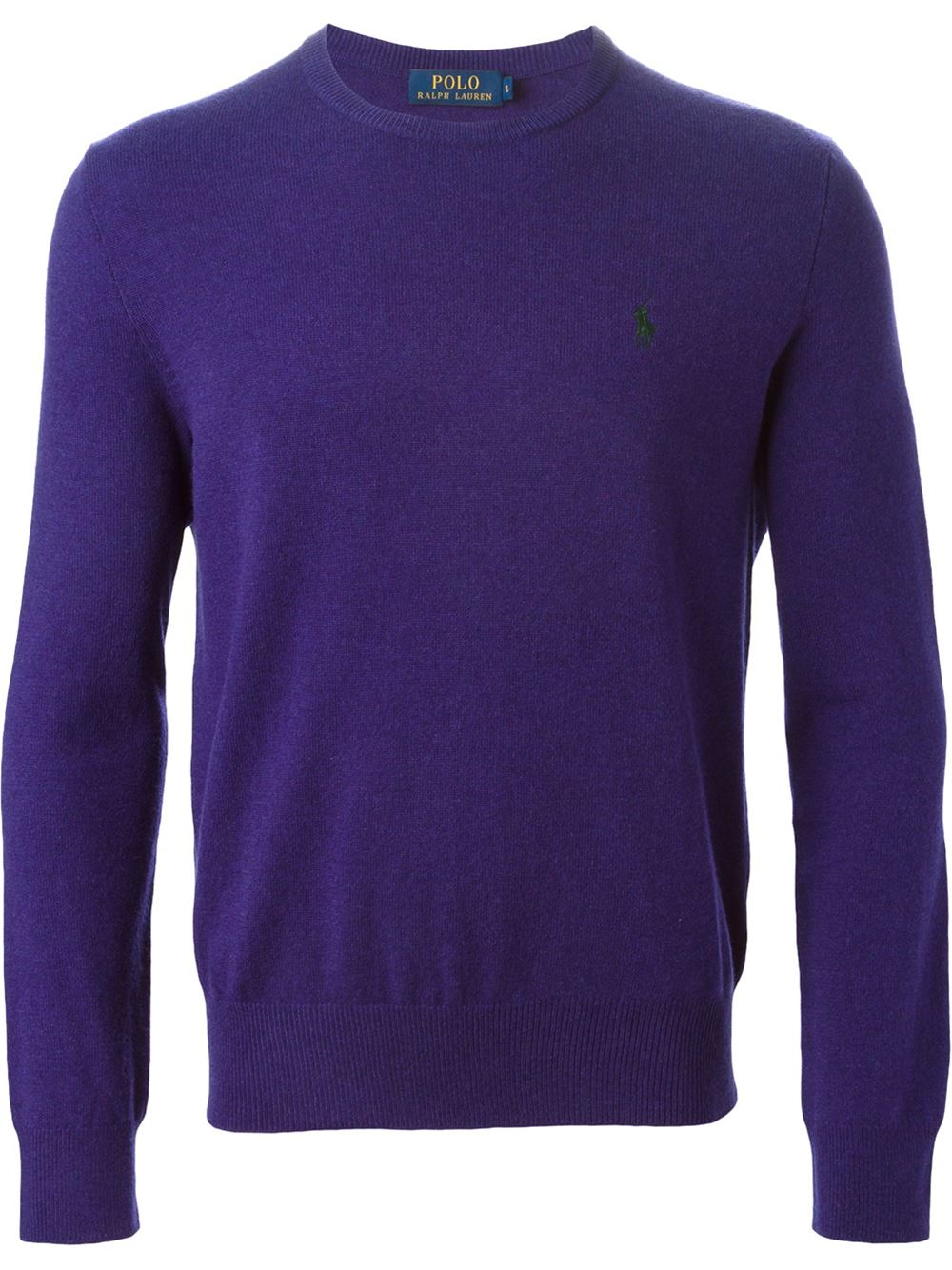 Polo ralph lauren Logo Embroidered Sweater in Purple for Men (pink ...