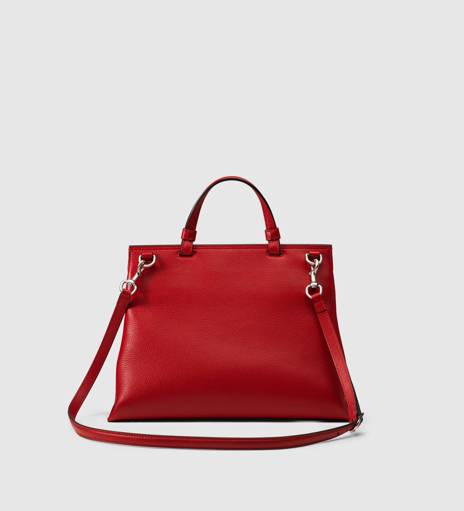 gucci red bamboo handle mini bag