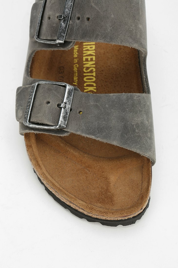 birkenstock iron oiled leather arizona