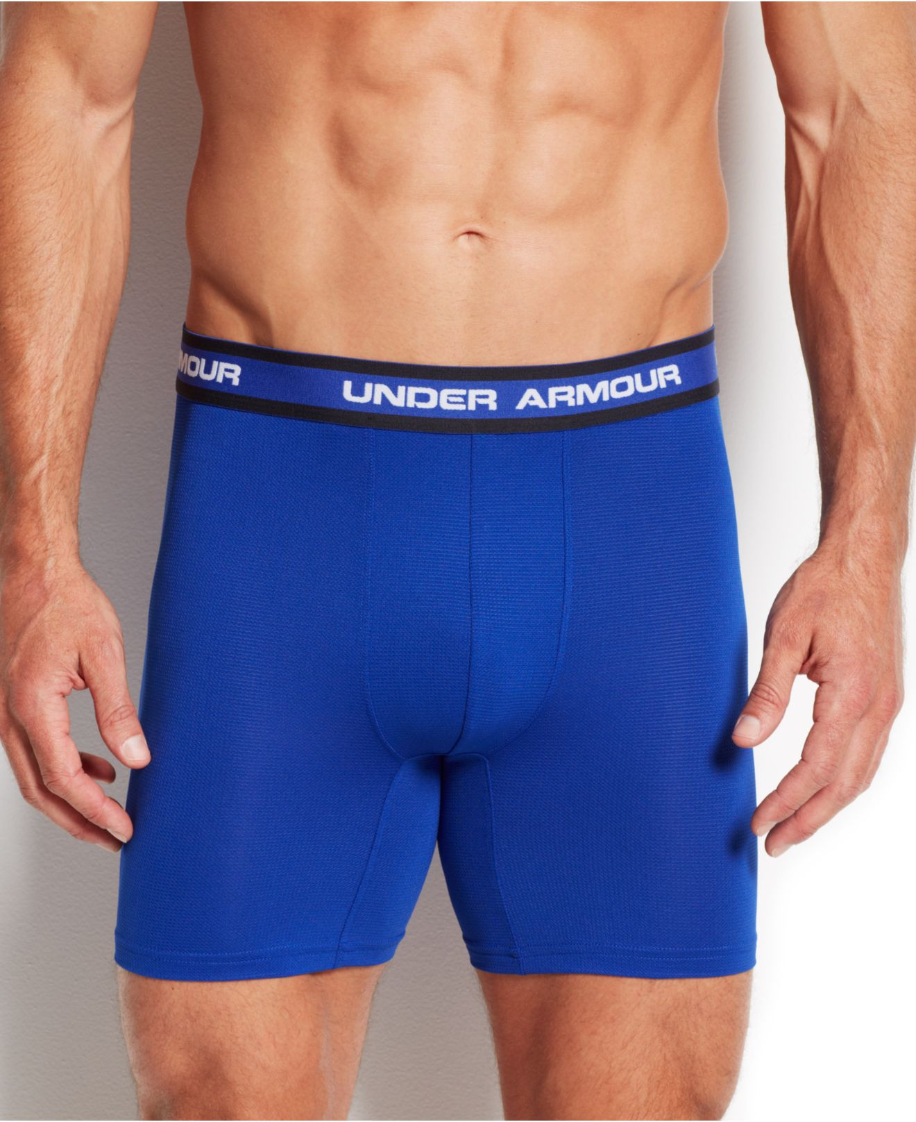 Under Armour Performance Mesh Boxer Briefs 2 Pack In Blue For Men Lyst