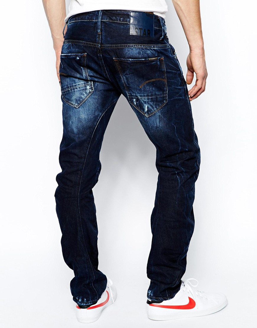 G-star raw G Star Jeans Arc 3d Slim Wisk Denim in Blue for Men | Lyst