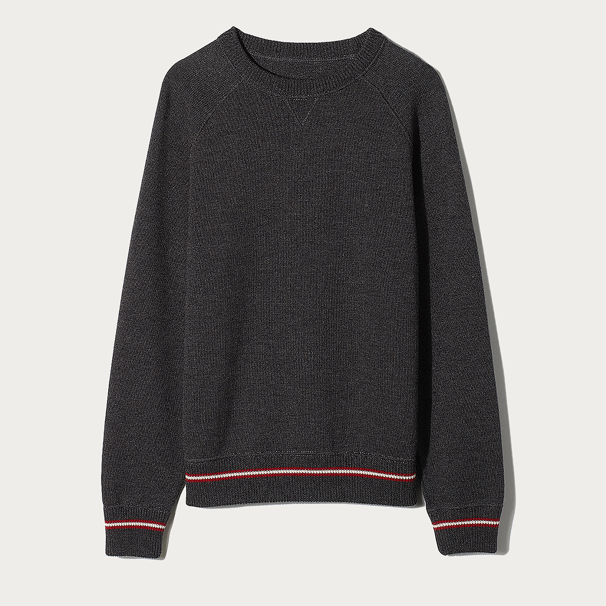 Bally Round Neck Sweater in Gray for Men | Lyst