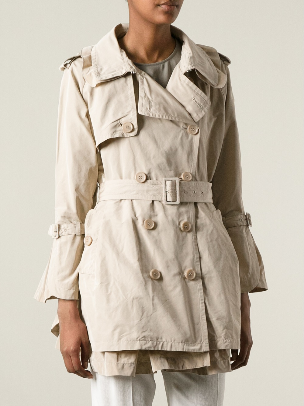 moncler beige raincoat moncler beige raincoat
