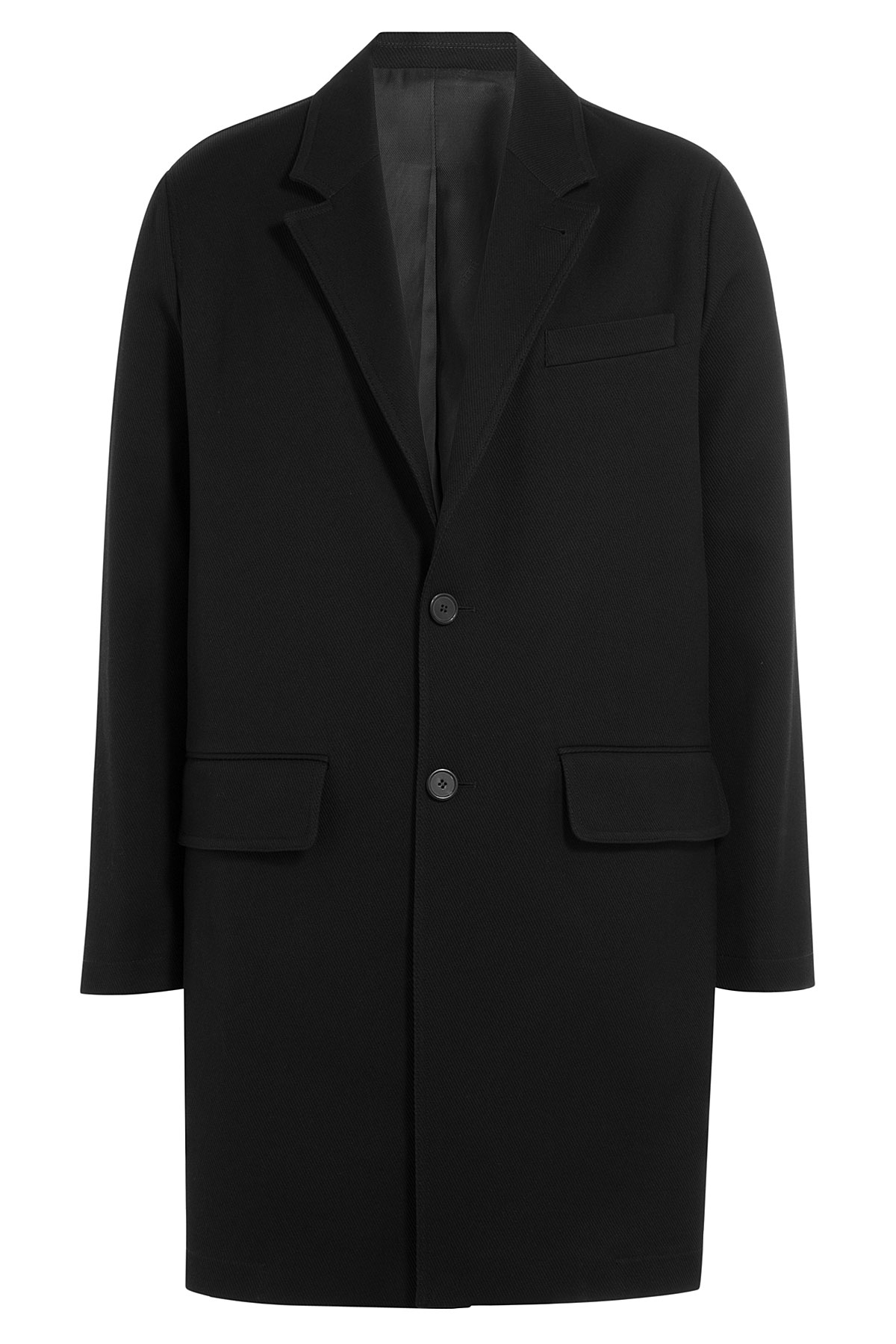 Ami Cotton Twill Coat - Black in Black for Men - Save 30% | Lyst