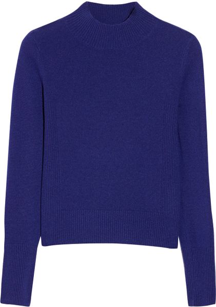 Temperley London Cashmere Turtleneck Sweater in Blue (Cobalt blue) | Lyst