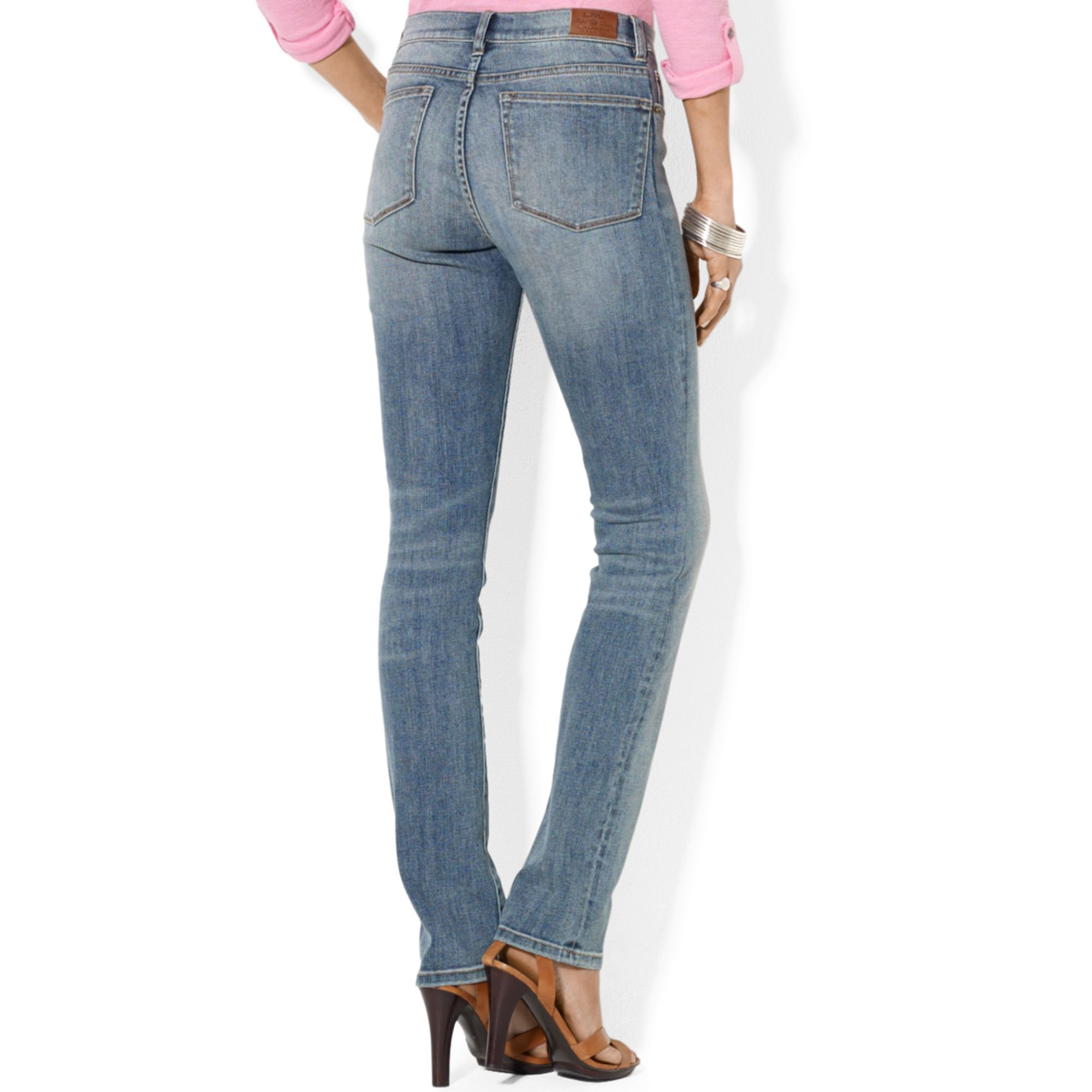 Lyst - Lauren by Ralph Lauren Lauren Jeans Co Modern Skinny Jeans ...