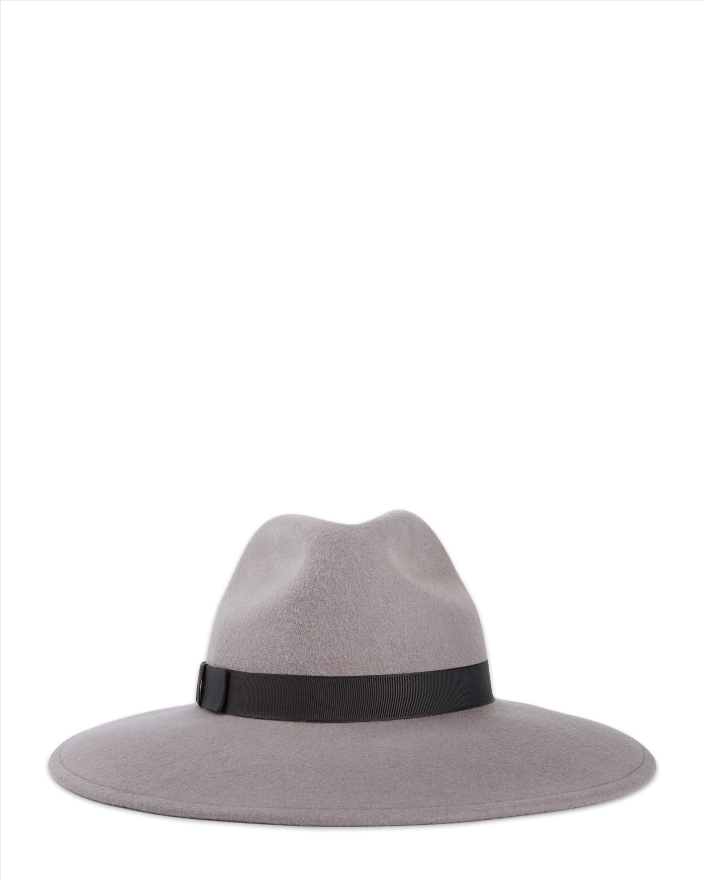 Jaeger Wool Widebrimmed Fedora in Gray (Grey) Lyst