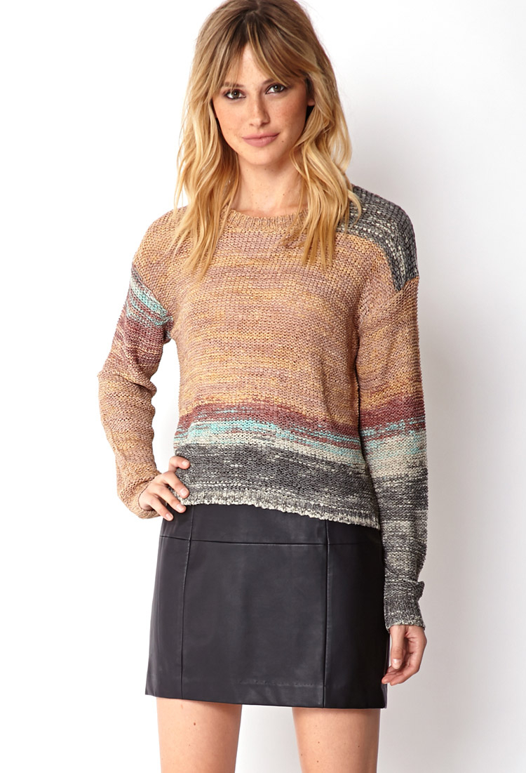 Lyst Forever 21 Contemporary Textured Knit Pullover Sweater