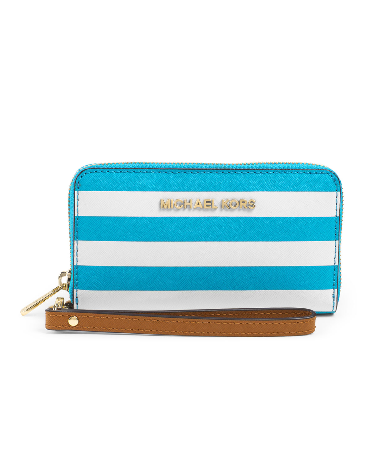 Lyst Michael Kors Michael Large Jet Set Travel Striped Multifunction
